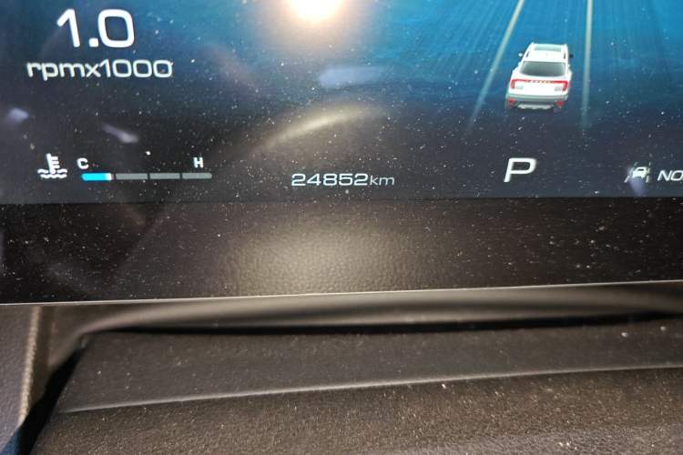 Used Haval DARGO 2024 2.0T DCT Chinese Rural Dog Edition Odometer Close Up