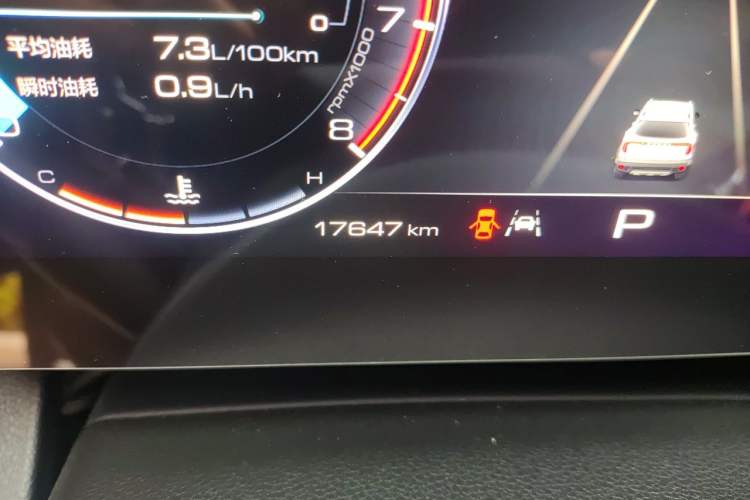 Used Haval DARGO 2024 1.5T DCT Border Collie Edition Odometer Close Up