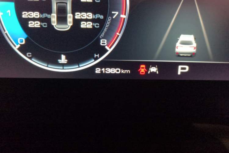 Used Haval DARGO 2024 1.5T DCT Border Collie Edition Odometer Close Up