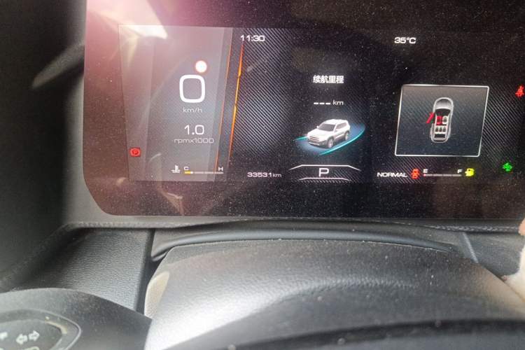 Used Haval DARGO 2024 1.5T DCT Border Collie Edition Odometer Close Up