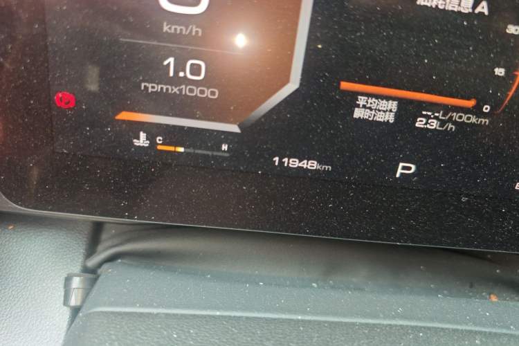 Used Haval DARGO 2024 2.0T DCT Chinese Rural Dog Edition Odometer Close Up