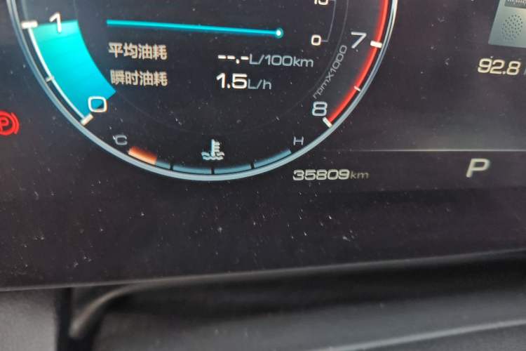 Used Haval DARGO 2024 2.0T DCT Chinese Rural Dog Edition Odometer Close Up