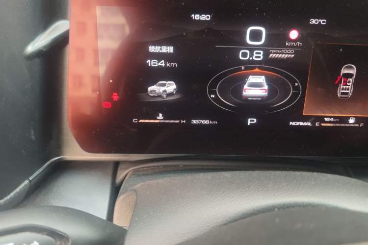 Used Haval DARGO 2024 2.0T DCT Chinese Rural Dog Edition Odometer Close Up