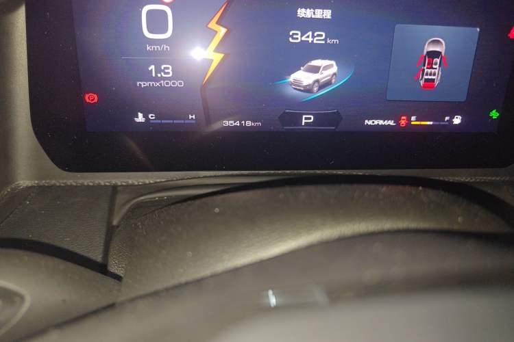 Used Haval DARGO 2024 1.5T DCT Border Collie Edition Odometer Close Up