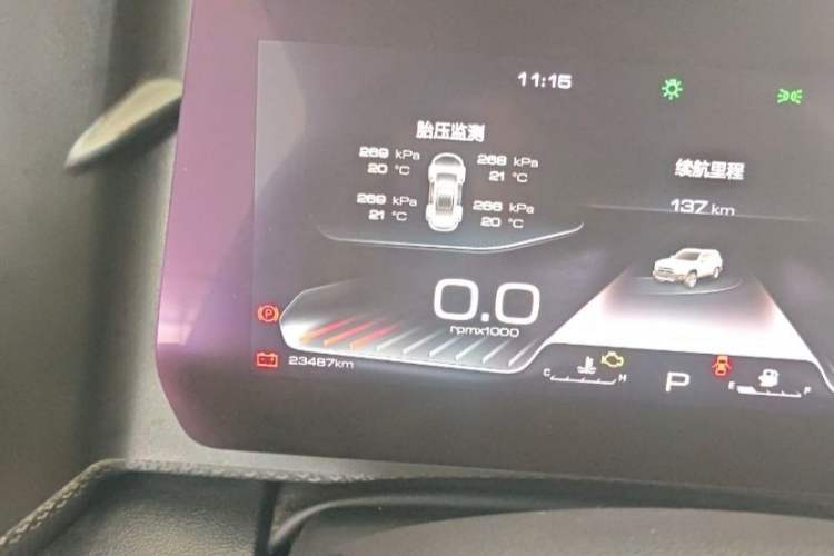 Used Haval DARGO 2024 1.5T DCT Border Collie Edition Odometer Close Up