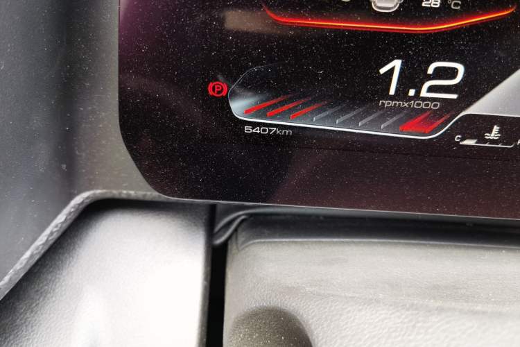 Used Haval DARGO 2024 1.5T DCT Border Collie Edition Odometer Close Up