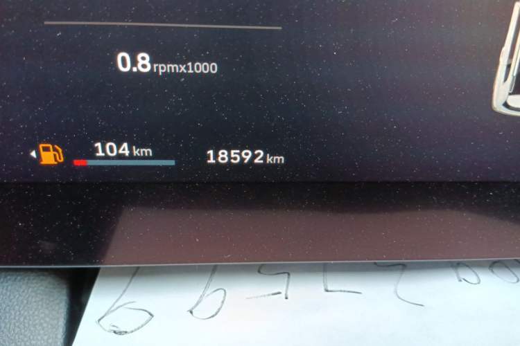 Used Haval DARGO 2024 2.0T DCT Chinese Rural Dog Edition Odometer Close Up
