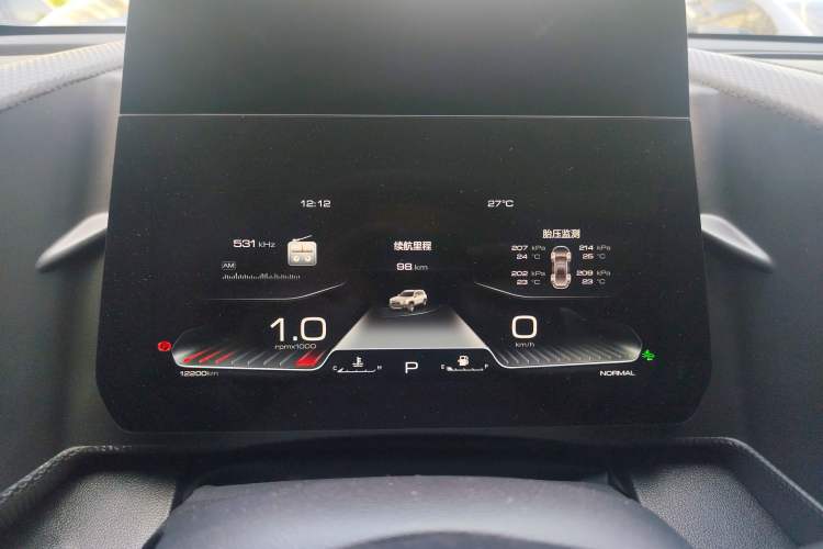 Used Haval DARGO 2024 1.5T DCT Border Collie Edition Instrument Cluster