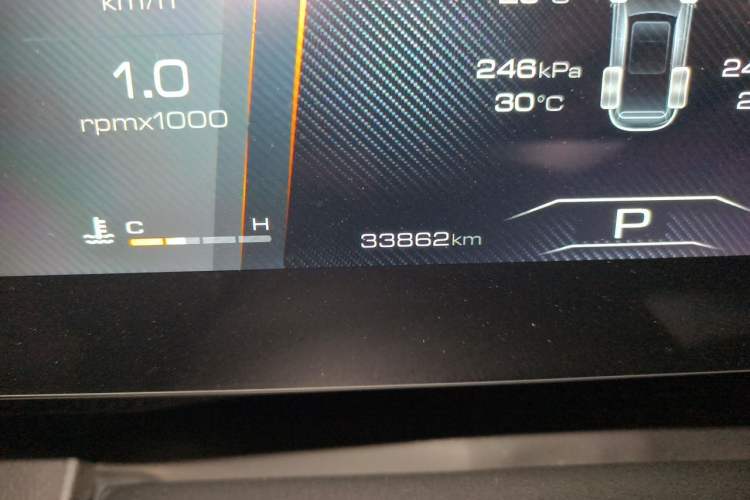 Used Haval DARGO 2024 1.5T DCT Border Collie Edition Odometer Close Up