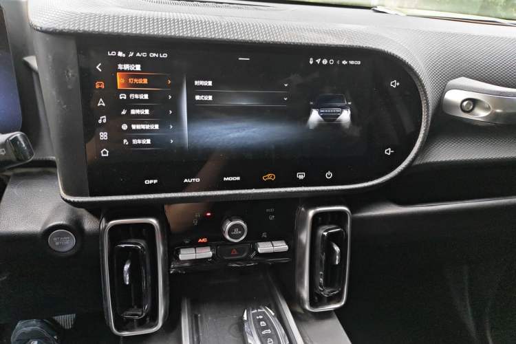 Used Haval DARGO 2024 1.5T DCT Border Collie Edition Audio And AC Panel