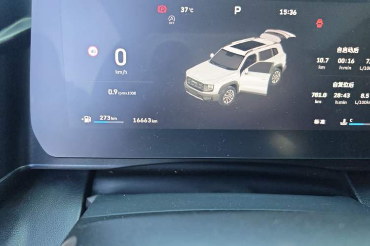 Used Haval DARGO 2026 Model 1.5T DCT Border Collie Edition Odometer Close Up