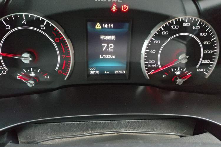 Used Haval F5 2020 1.5T Manual iCool Odometer Close Up