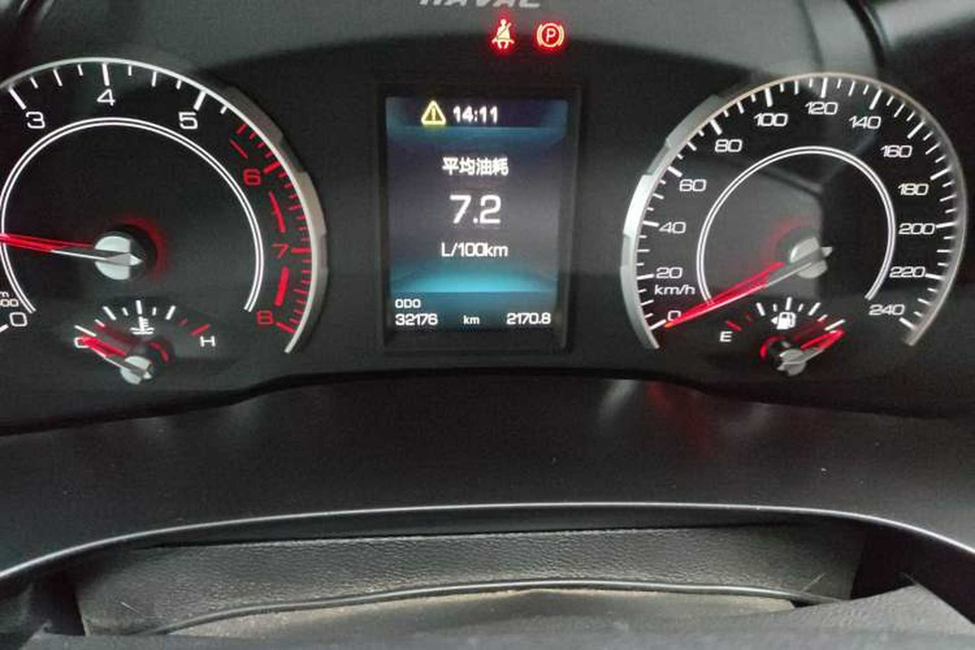 Used Haval F5 2020 1.5T Manual iCool Odometer Close Up