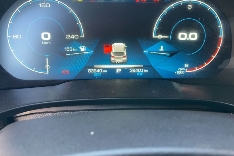 Used Haval F5 2018 1.5T i-Trend Odometer Close Up