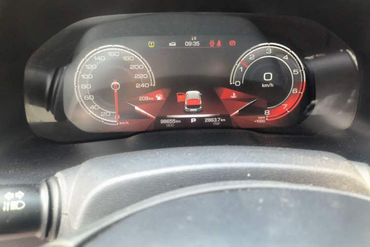 Used Haval F5 2018 1.5T i-Trend Odometer Close Up