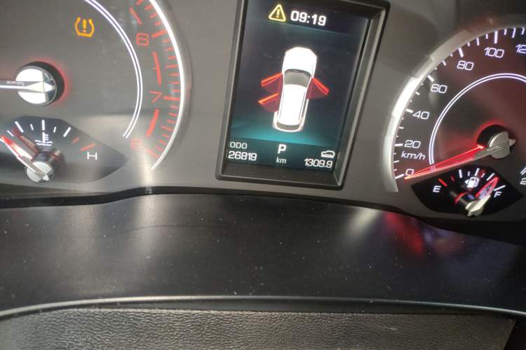 Used Haval F5 2018 1.5T i-Type Odometer Close Up