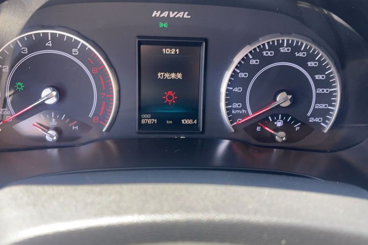 Used Haval F5 2018 1.5T i-Type Odometer Close Up