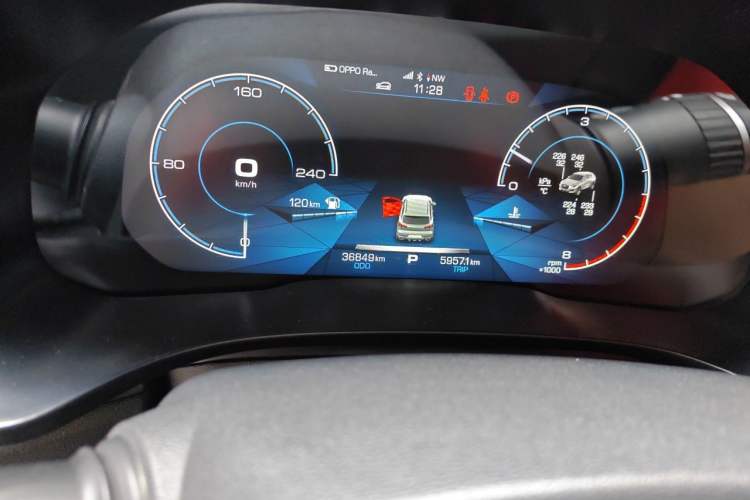 Used Haval F5 2018 1.5T i-Trend Odometer Close Up
