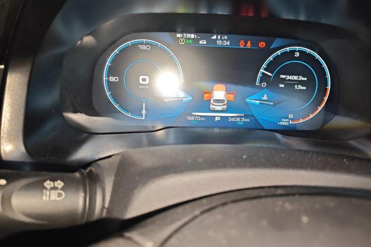 Used Haval F5 2018 1.5T i-Trend Odometer Close Up