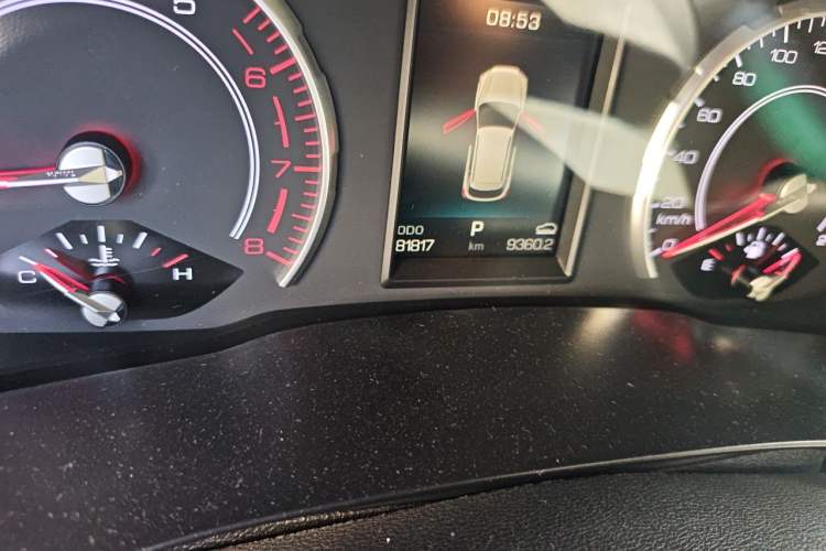 Used Haval F5 2018 1.5T i-Type Odometer Close Up