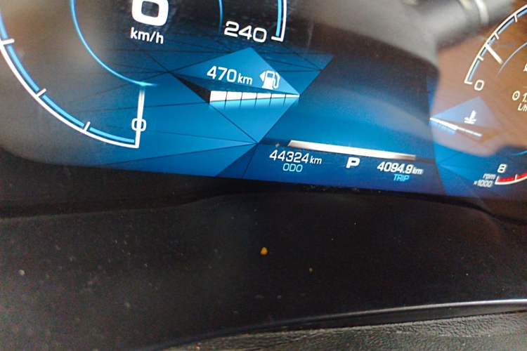 Used Haval F5 2018 1.5T i-Van Odometer Close Up