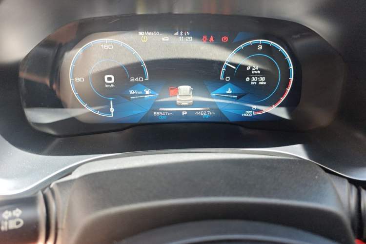 Used Haval F5 2018 1.5T i-Van Odometer Close Up