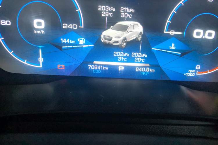 Used Haval F5 2018 1.5T i-Trend Odometer Close Up