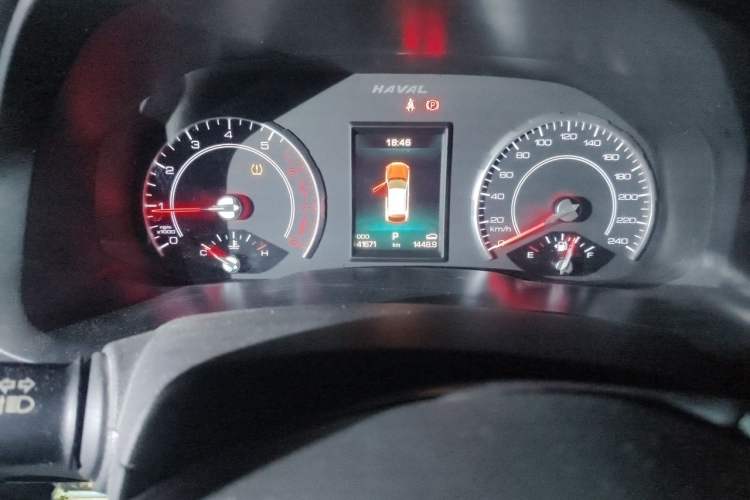 Used Haval F5 2018 1.5T iCool Odometer Close Up