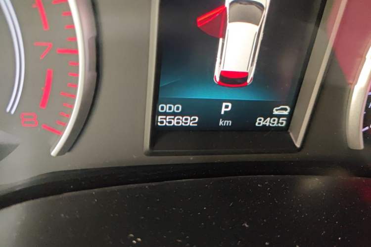 Used Haval F5 2018 1.5T i-Type Odometer Close Up