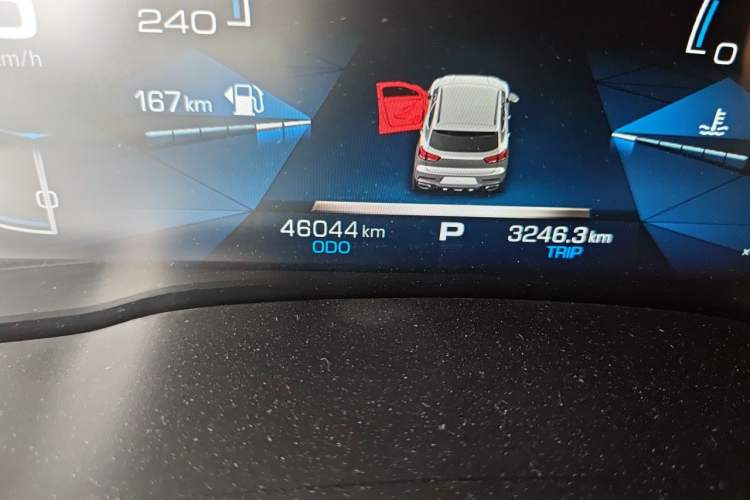 Used Haval F5 2018 1.5T i-Trend Odometer Close Up