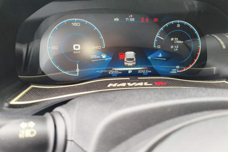 Used Haval F5 2018 1.5T i-Van Odometer Close Up