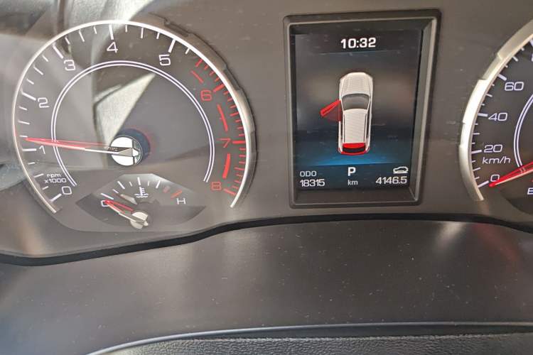 Used Haval F5 2018 1.5T i-Type Odometer Close Up