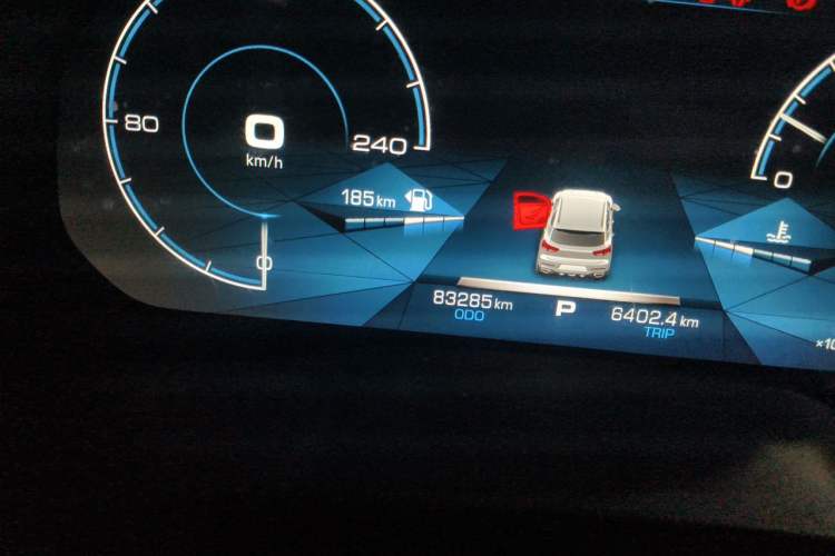 Used Haval F5 2018 1.5T i-Trend Odometer Close Up