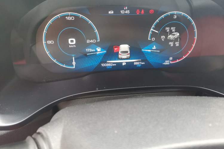 Used Haval F5 2018 1.5T i-Trend Odometer Close Up