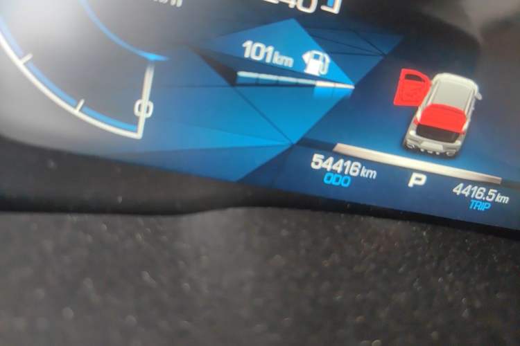 Used Haval F5 2018 1.5T i-Trend Odometer Close Up