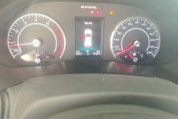Used Haval F5 2018 1.5T i-Type Odometer Close Up