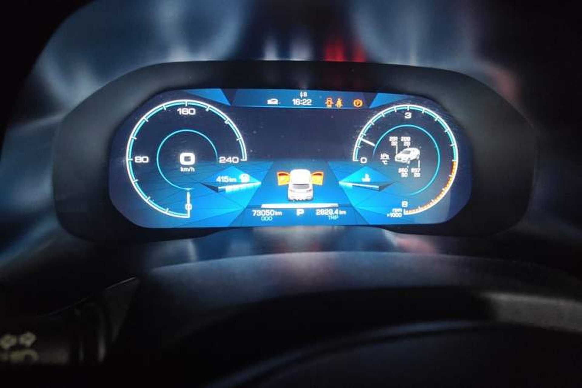 Used Haval F5 2018 1.5T i-Van Odometer Close Up