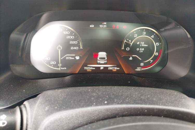 Used Haval F5 2018 1.5T i-Trend Odometer Close Up