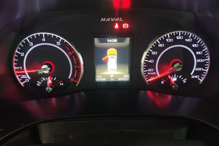 Used Haval F5 2019 National Trend Edition 1.5T i-Type China VI Standard Odometer Close Up