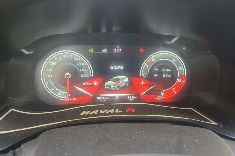 Used Haval F5 2019 National Trend Edition 1.5T i-Van China V Standard Instrument Cluster