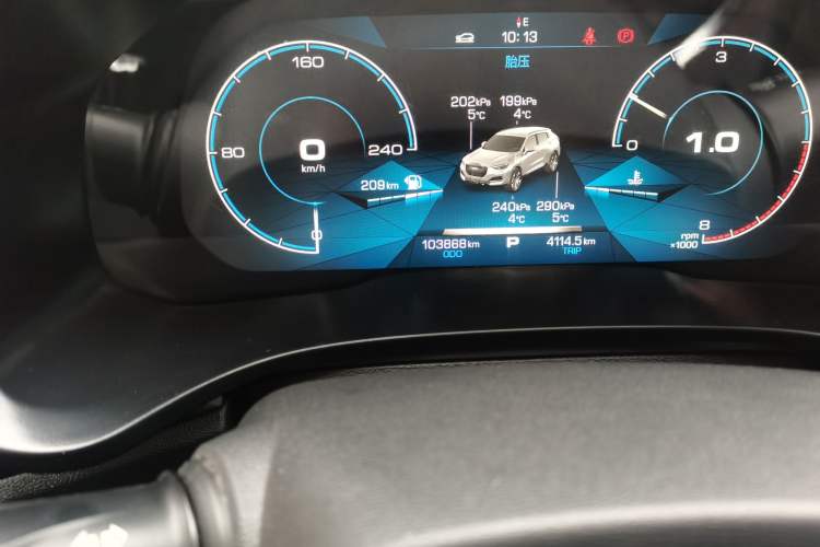 Used Haval F5 2019 National Trend Edition 1.5T i-Trend China VI Standard Odometer Close Up