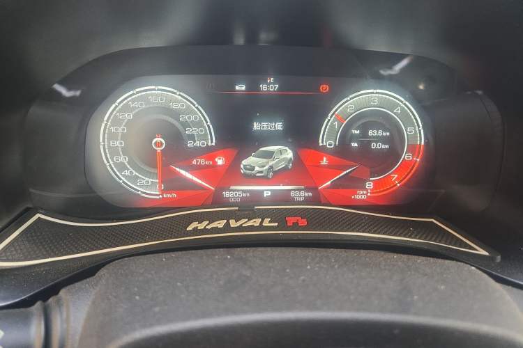 Used Haval F5 2019 National Trend Edition 1.5T i-Van China V Standard Odometer Close Up