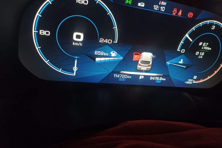 Used Haval F5 2019 National Trend Edition 1.5T i-Type China VI Standard Odometer Close Up
