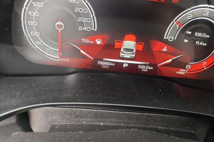Used Haval F5 2019 National Trend Edition 1.5T i-Trend China VI Standard Odometer Close Up