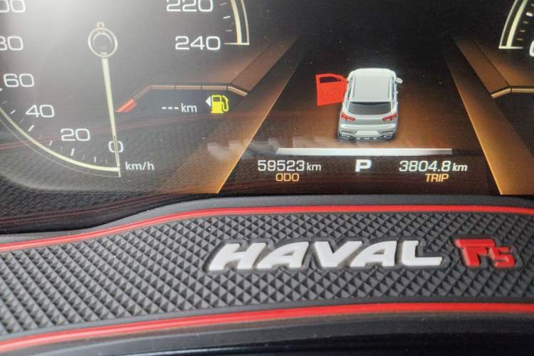 Used Haval F5 2019 National Trend Edition 1.5T i-Trend China V Standard Odometer Close Up