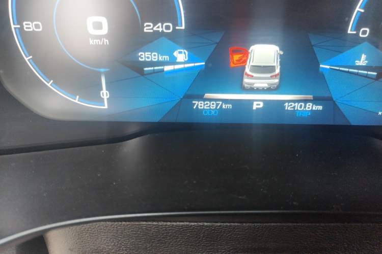 Used Haval F5 2019 National Trend Edition 1.5T i-Trend China VI Standard Odometer Close Up