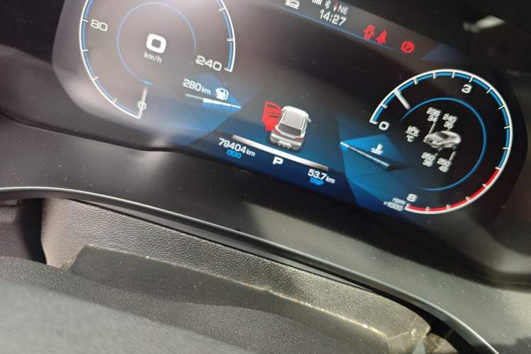 Used Haval F5 2019 National Trend Edition 1.5T i-Trend China VI Standard Odometer Close Up