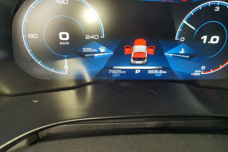 Used Haval F5 2019 National Trend Edition 1.5T i-Trend China VI Standard Odometer Close Up