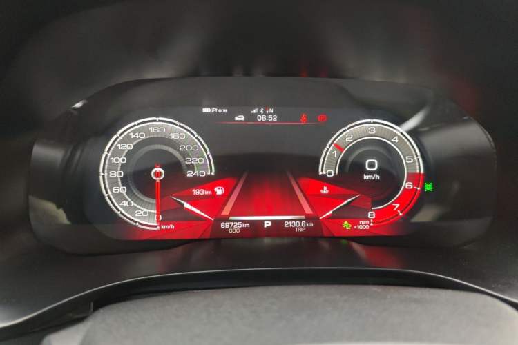 Used Haval F5 2020 1.5T DCT i-Trend Instrument Cluster