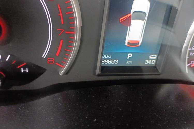 Used Haval F5 2020 1.5T DCT Type I Odometer Close Up